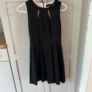 Black and pink Cynthia Rowley dress